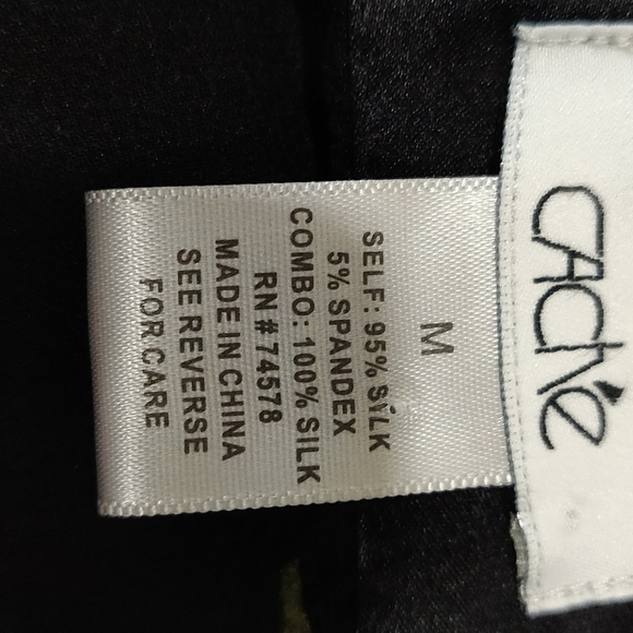 Floral silk blouse - Picture 3 of 3